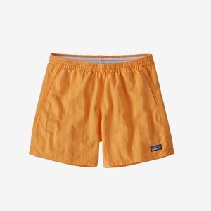 Patagonia ‘Baggies’ shorts in mustard yellow, 5”